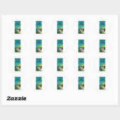 Sticker Rond Klassic K Kampout 2012 (Feuille)
