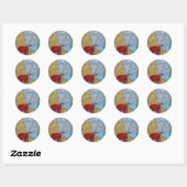 Sticker Rond Klee - Angel Encore Feminine (Feuille)