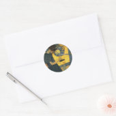 Sticker Rond Klimt (Enveloppe)