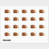 Sticker Rond kms (Feuille)
