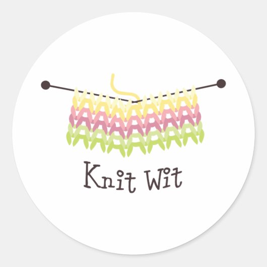 Sticker Rond Knit (Devant)