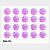 Sticker Rond Knit Crochet Yarn Amigurumi Maker rose (Feuille)