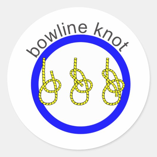 Sticker Rond Knot Bowline (Devant)