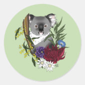 Sticker Rond Koala (Devant)