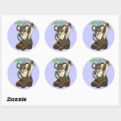 Sticker Rond koala (Feuille)