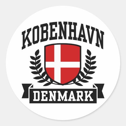 Sticker Rond Kobenhavn (Devant)