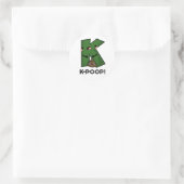 Sticker Rond Kobop Funny K-pop Poo Pun (Sac)