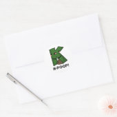 Sticker Rond Kobop Funny K-pop Poo Pun (Enveloppe)