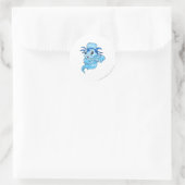 Sticker Rond Koi Blue (Sac)