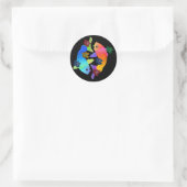 Sticker Rond Koi Fish (Sac)