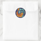 Sticker Rond Koi Fish (Sac)