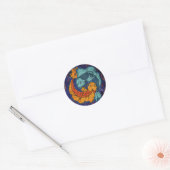 Sticker Rond Koi Fish (Enveloppe)