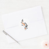 Sticker Rond Koi Fish (Enveloppe)