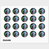 Sticker Rond Koi Nurse (Feuille)