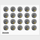 Sticker Rond Kokopelli Chick #4 (Feuille)