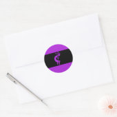 Sticker Rond Kokopelli Purple (Enveloppe)