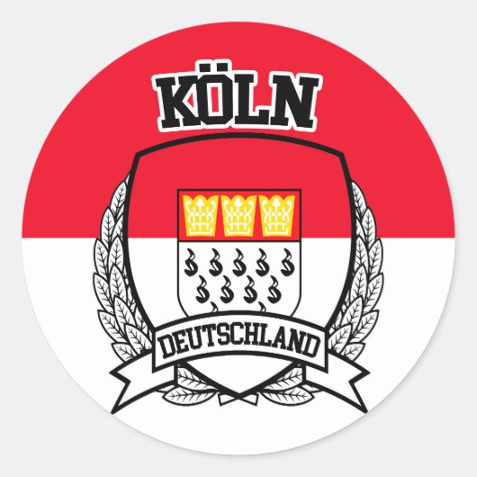 Sticker Rond Köln (Devant)