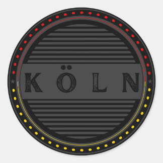 Sticker Rond Köln City Pride Emblem – German Identity