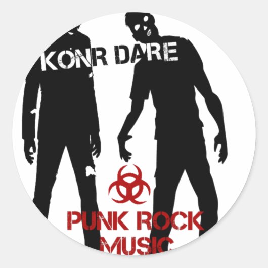 Sticker Rond Konr Dare (Devant)