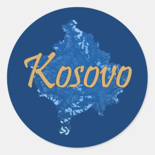 Sticker Rond Kosovo