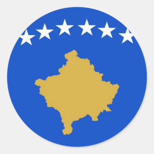 Sticker Rond Kosovo