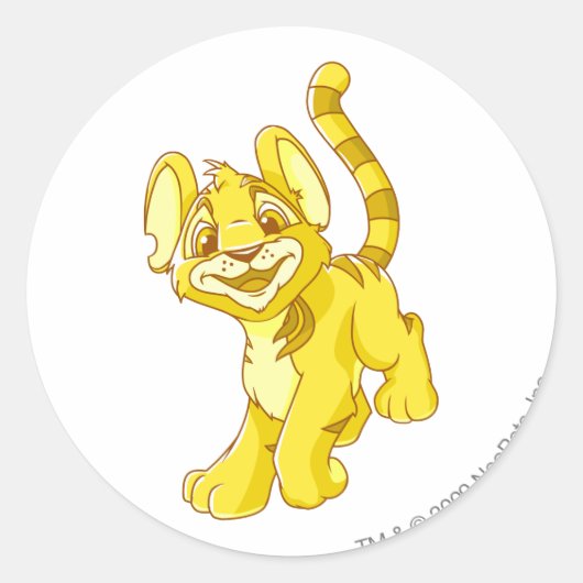 Sticker Rond Kougra Gold (Devant)