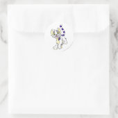 Sticker Rond Kougra White (Sac)