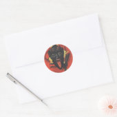Sticker Rond Krampus (Enveloppe)