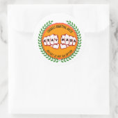 Sticker Rond Krav Maga - Defeat n'est pas une option (Sac)