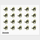Sticker Rond Krazy Kat (Feuille)