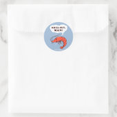 Sticker Rond Krill Out Man (Sac)