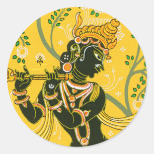 Sticker Rond Krishna