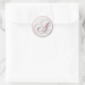 Sticker Rond KRW - A - Sceau monogramme (Sac)