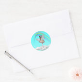 Sticker Rond KRW Ballerina Faery (Enveloppe)