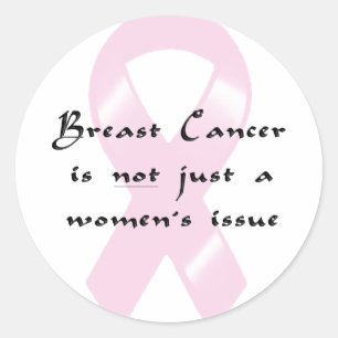 Sticker Rond KRW Pink Ribbon Walk Hommes