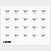 Sticker Rond Kuala Lumpur (Feuille)