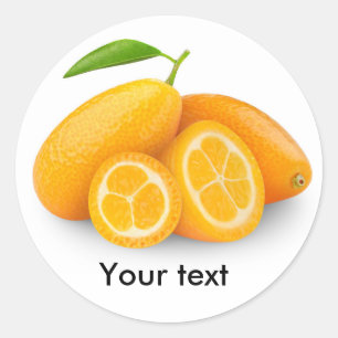 Sticker Rond Kumquats