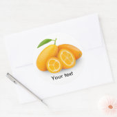 Sticker Rond Kumquats (Enveloppe)