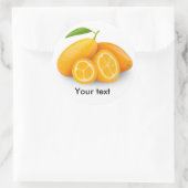 Sticker Rond Kumquats (Sac)
