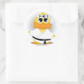 Sticker Rond Kung Fu Duck (Sac)