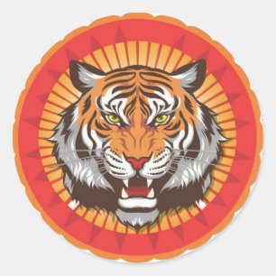 STICKER ROND KUNG HEI FAT CHOI – LE TIGRE