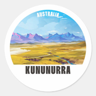 Sticker Rond Kununurra - Australie