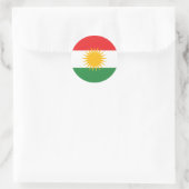 Sticker Rond kurdistan (Sac)