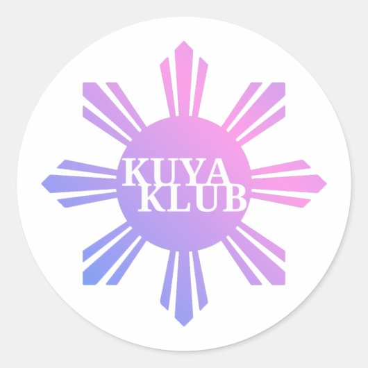 Sticker Rond Kuya Klub (Devant)