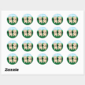 Sticker Rond KW Portrait 2 (Feuille)