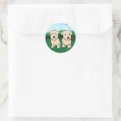 Sticker Rond KW Portrait 2 (Sac)