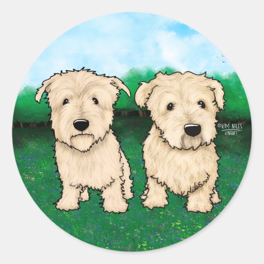 Sticker Rond KW Portrait 2 (Devant)