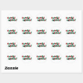 Sticker Rond Kwanzaa (Feuille)