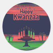 Sticker Rond Kwanzaa (Devant)