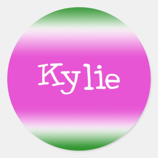 Sticker Rond Kylie (Devant)